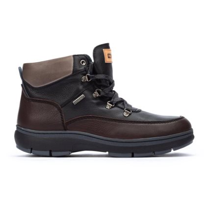 Men's Pikolinos CACERES Ankle Boots Black / Brown | NZ Q2753A1